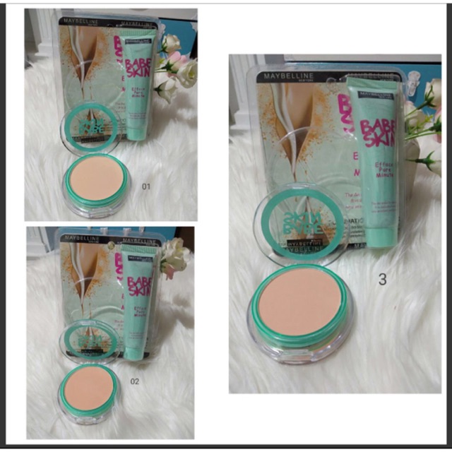 BEDAK BABYSKIN DAN FOUNDATION MAYBELINE
