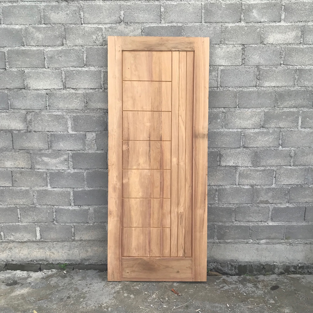 DAUN PINTU RUMAH JATI PERHUTANI 80x200