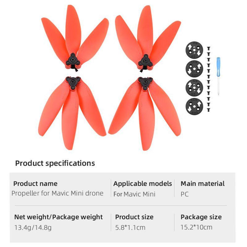 Lily Propeller Low Noise Drone Props Baling-Baling Warna-Warni Drone Paddle