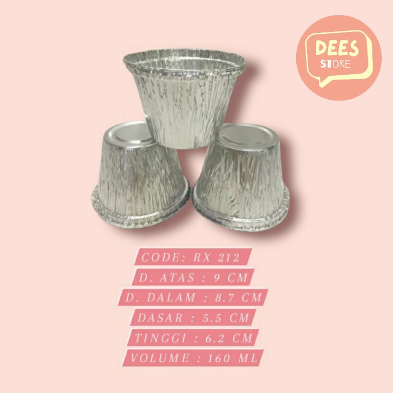 Alumunium Cup Zuppa Soup RX 212