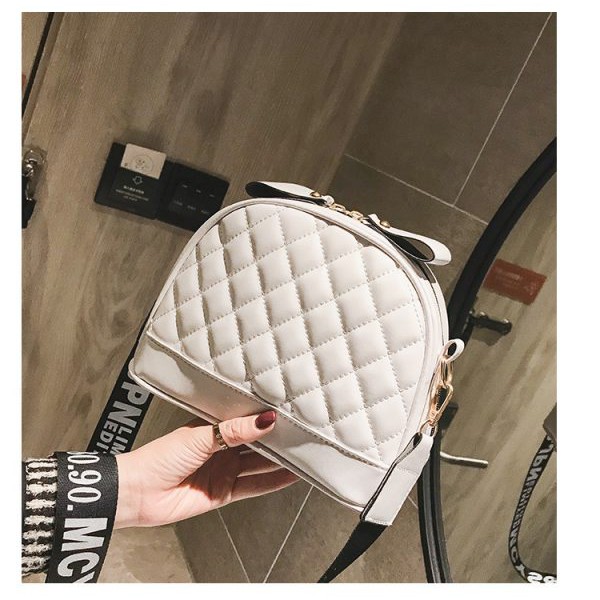 BJ31457 - BLACK/WHITE/SILVER/YELLOW TAS SLEMPANG IMPORT FASHION WANITA JAKARTA TAS KULIT MINI LT1457