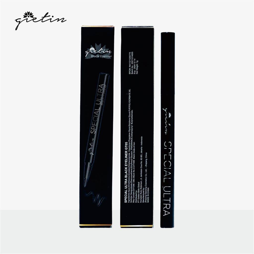 BPOM GIETIN SPECIAL ULTRA BLACK EYELINER GT05 [Emperor]