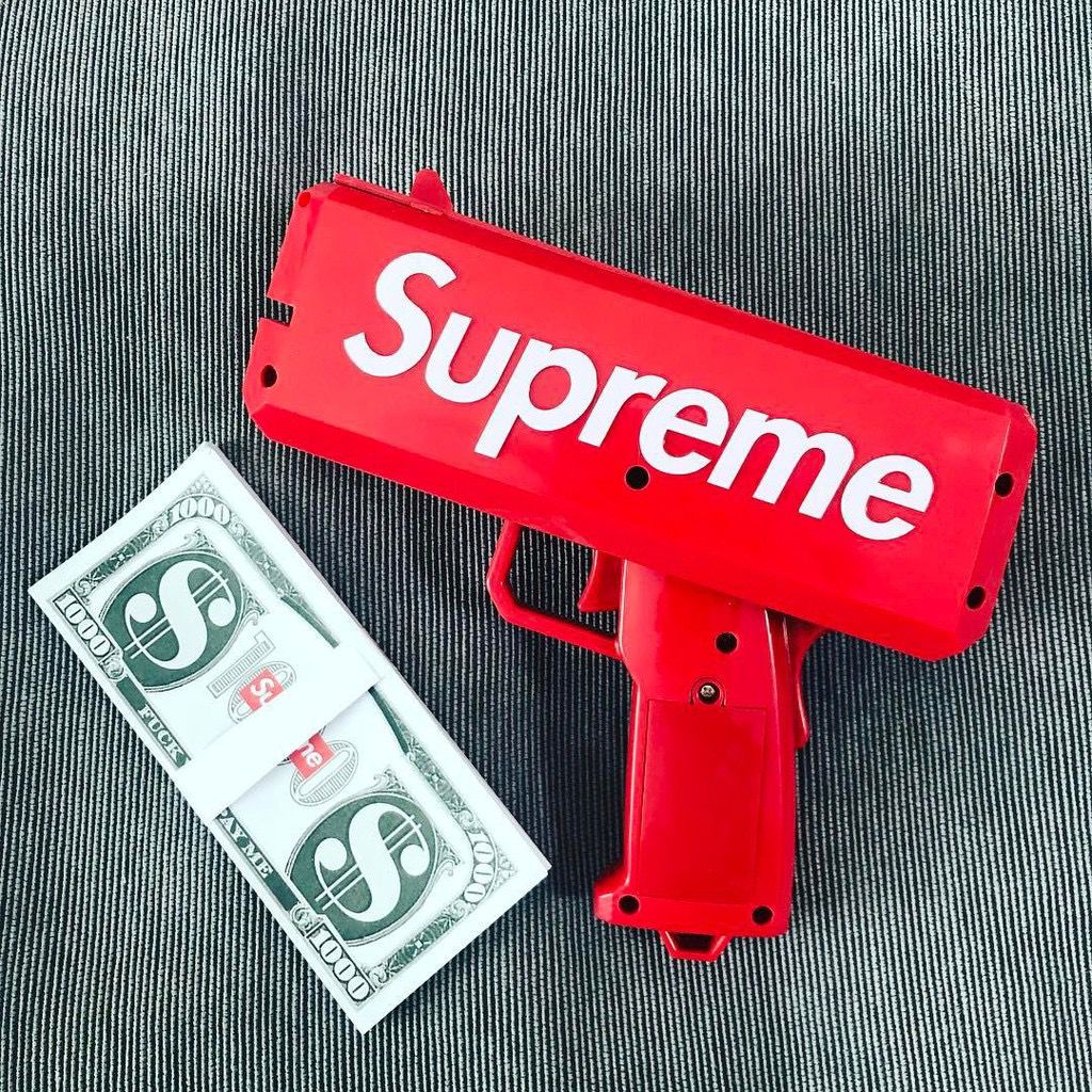Mainan Anak Supreme Gun Mainan Pistol Uang Mainan Cash Toy Money Gun Mainan Anak Termurah Best Gift