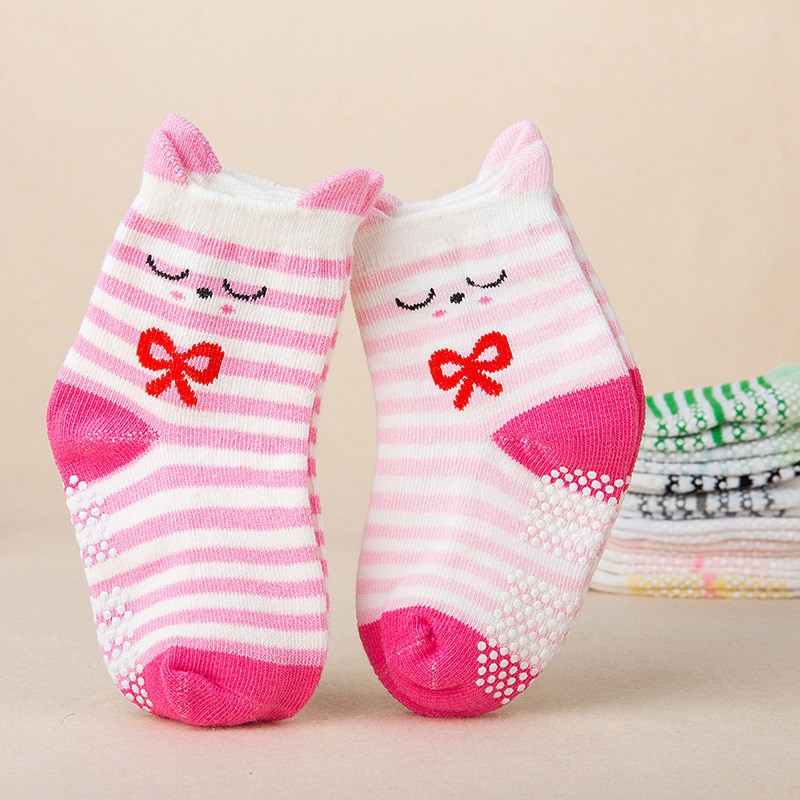 LittleAaron LOVING CAT Kaos Kaki Anak Laki Laki Perempuan 6 bulan - 3 Tahun Import