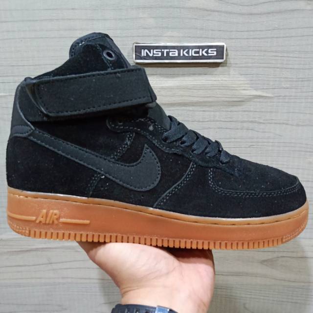 Jual Sepatu Nike Air Force 1 High Black 