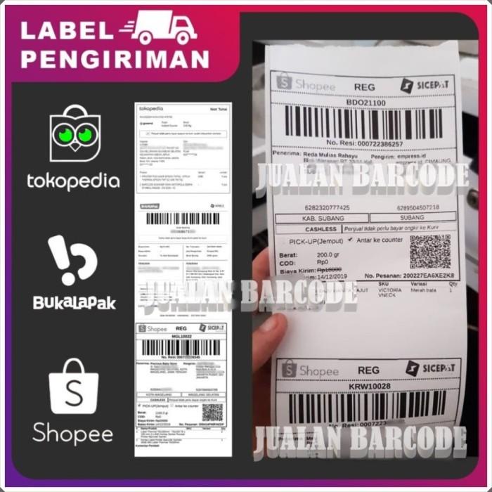 

LABEL STICKER BARCODE 100x46M Continous THERMAL - POS THERMAL 46METER