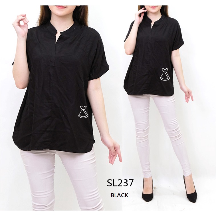 SL237 - Atasan Blouse Rayon Casual