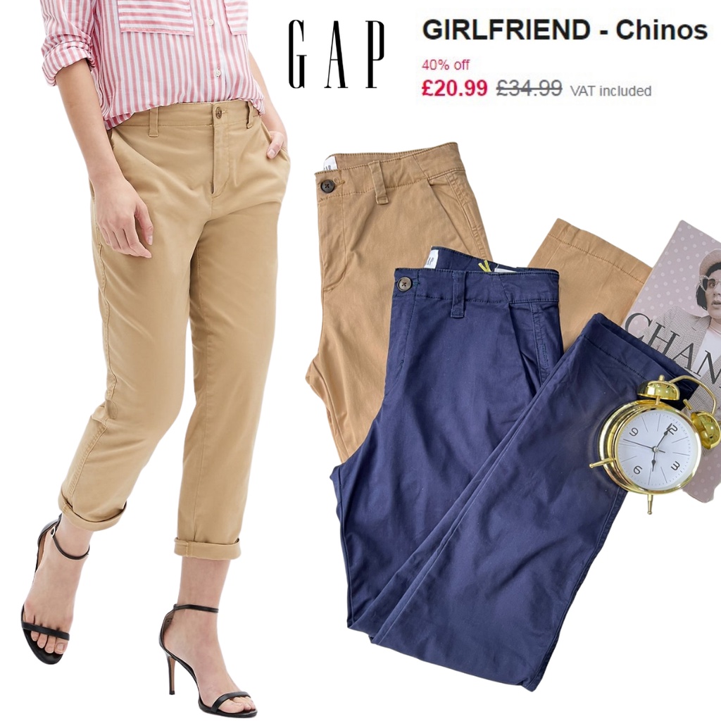 girlfriend chinos pants