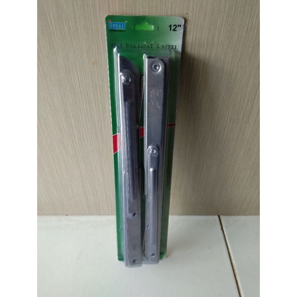 RAK SIKU MEJA LIPAT STAINLESS IGM 12"