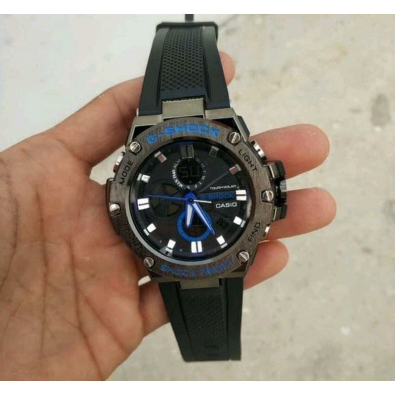 Jam Tangan GSTB8600 Jam Tangan GLS8600 Jam Tangan Besi Tahan Air Pria Jam Tangan Water Resist