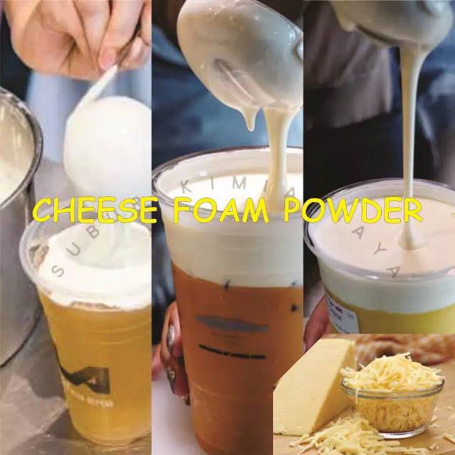 

Cheese foam powder