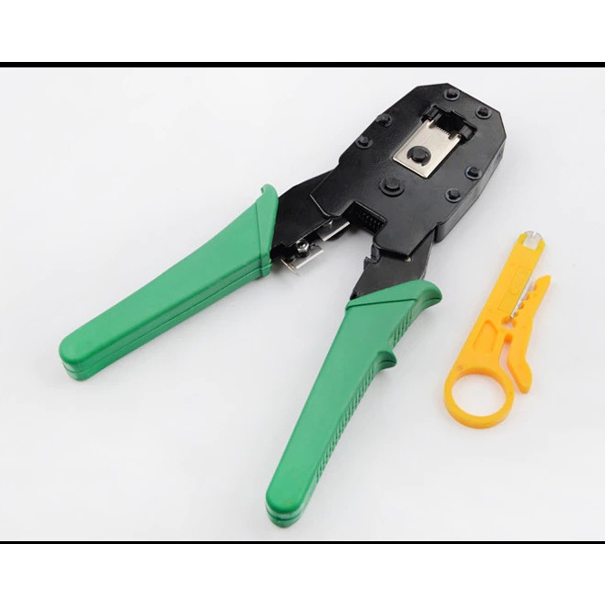 Tang Crimper Kabel LAN Plier Network Cable RJ45 RJ-11 - TF-315 - Green