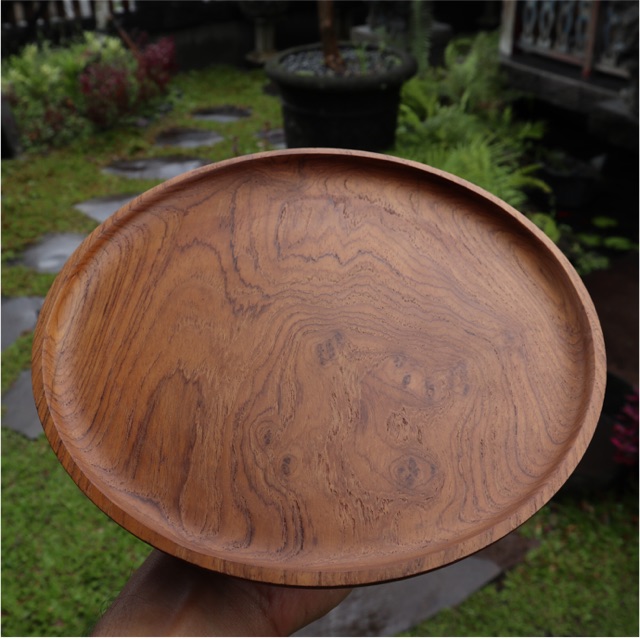 PIRING KAYU JATI 25CM Shopee Indonesia PIRING KAYU JATI 25CM Shopee Indonesia