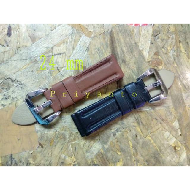 Strap Tali Jam Tangan kulit Panerai 24mm