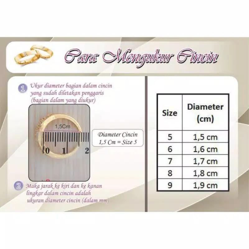 [Bayar DiTempat] Cincin Couple Pria Wanita Titanium Dapat 2 pcs cincin Free Box cantik - Terlaris