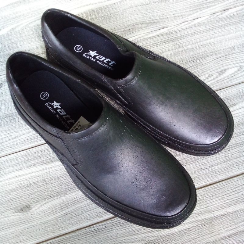 Sepatu Karet Pria ATT AB 520/Sepatu Karet ATT Hitam/Sepatu Karet Slip on/Sepatu Anti Air