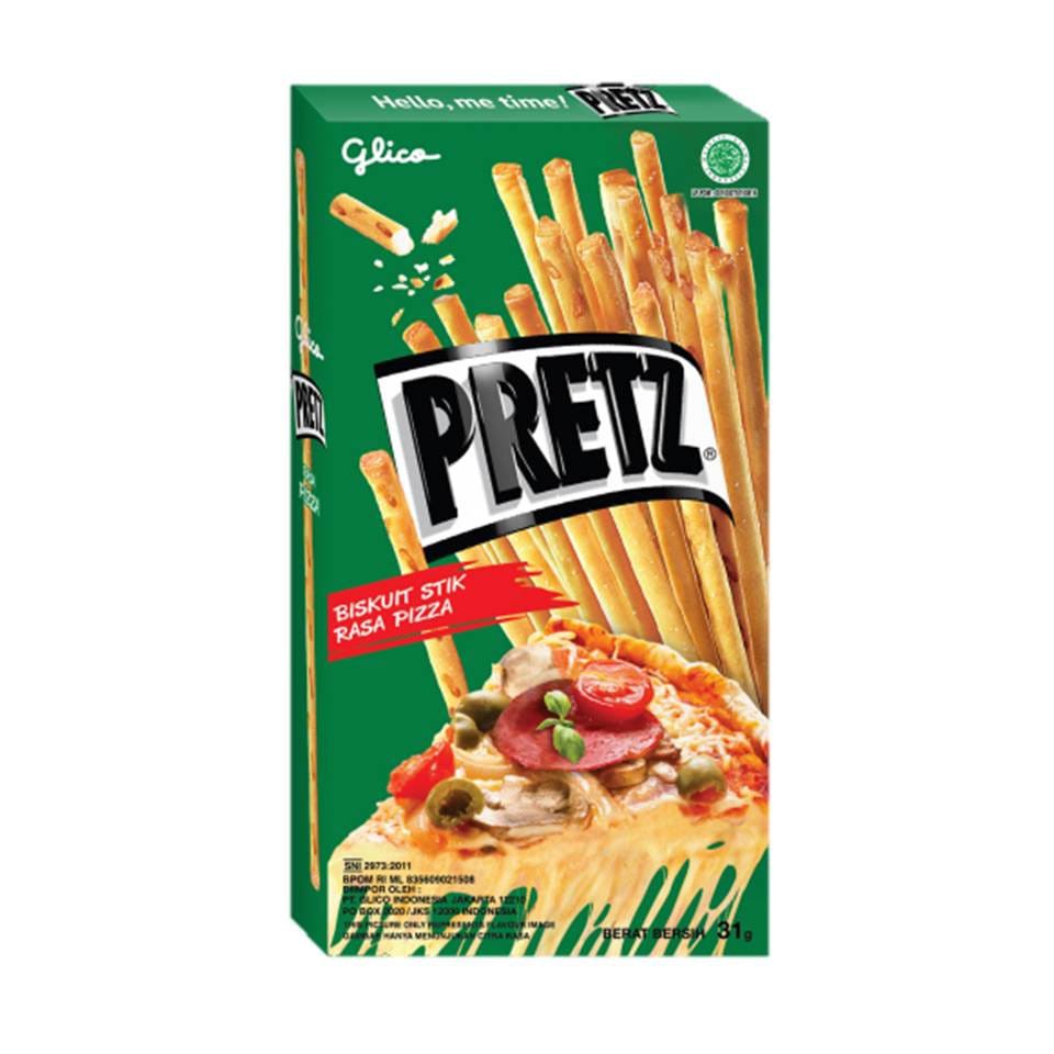 

BOX Glico Pretz Pizza Biskuit Stik Gurih - 31gr