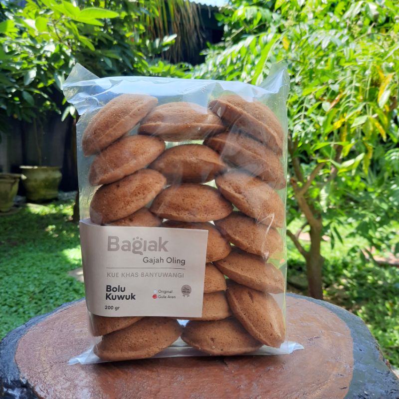

Bolu Kuwuk Klemben Gajah Oling Gula Aren Original Khas Banyuwangi 200 gram