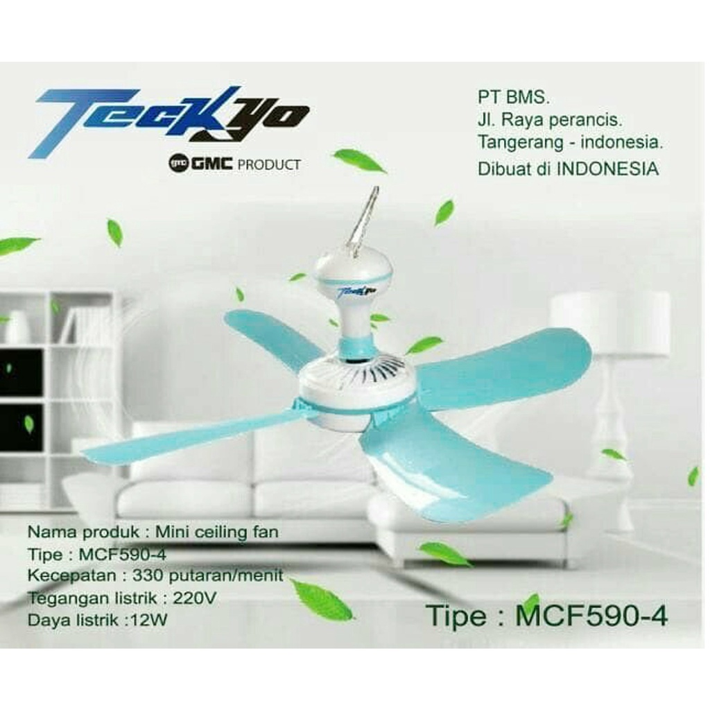 KIPAS ANGIN BALING - BALING PLAFON CEILING FAN TECKYO MCF 590-4