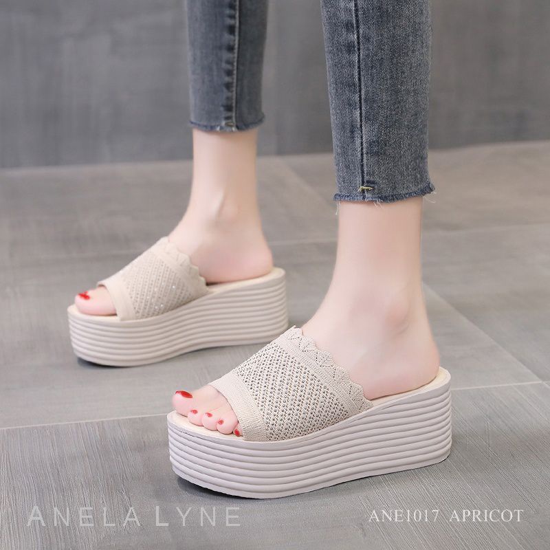 ANELA LYNE SANDAL SLOP WEDGES  DELOINA ANE1017 ORIGINAL