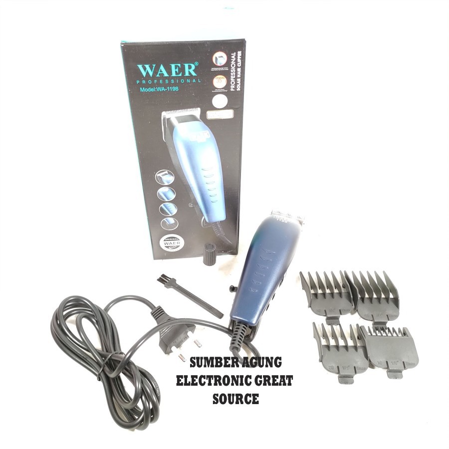 Clipper Waer WA1198 1198 Charge Bisa Listrik Bisa Professional Alat Cu