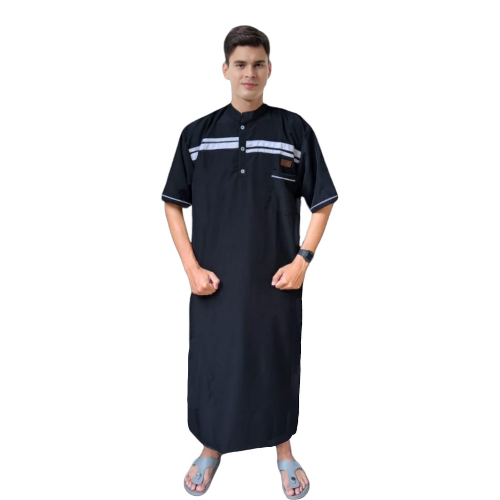 AL-FATIH/jubah pria remaja dan dewasa/gamis laki laki arabic premium/baju koko arabic lengan pendek