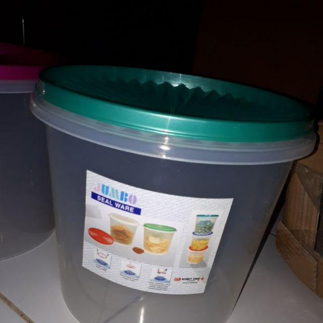 Sealware/toples/tempat Kerupuk 10ltr Plastik Komet Star Makanan Kue Es Biskuit