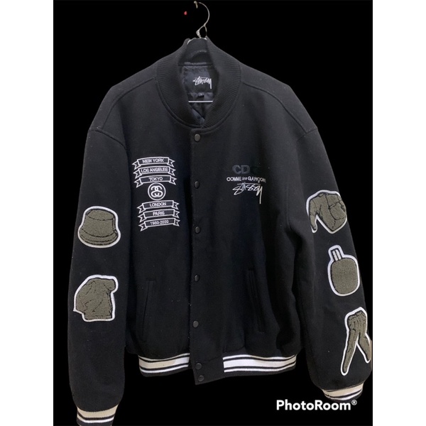 stussy x cdg varsity