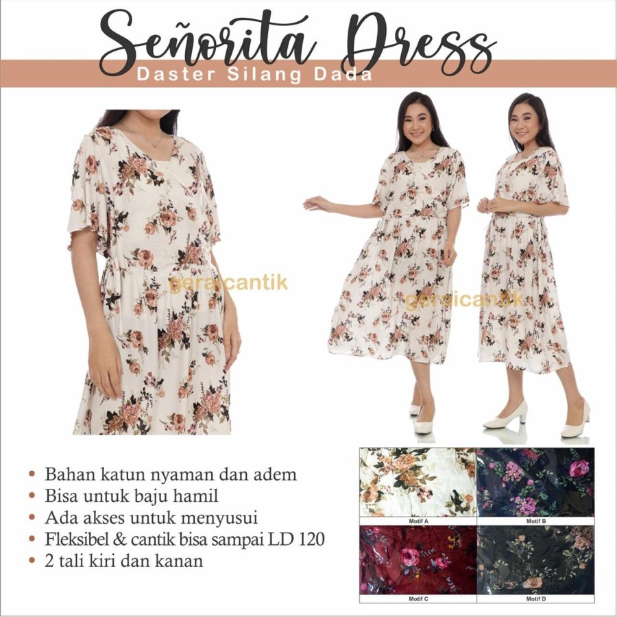 Daster Dress Silang Dada Terlaris Produsen Konveksi