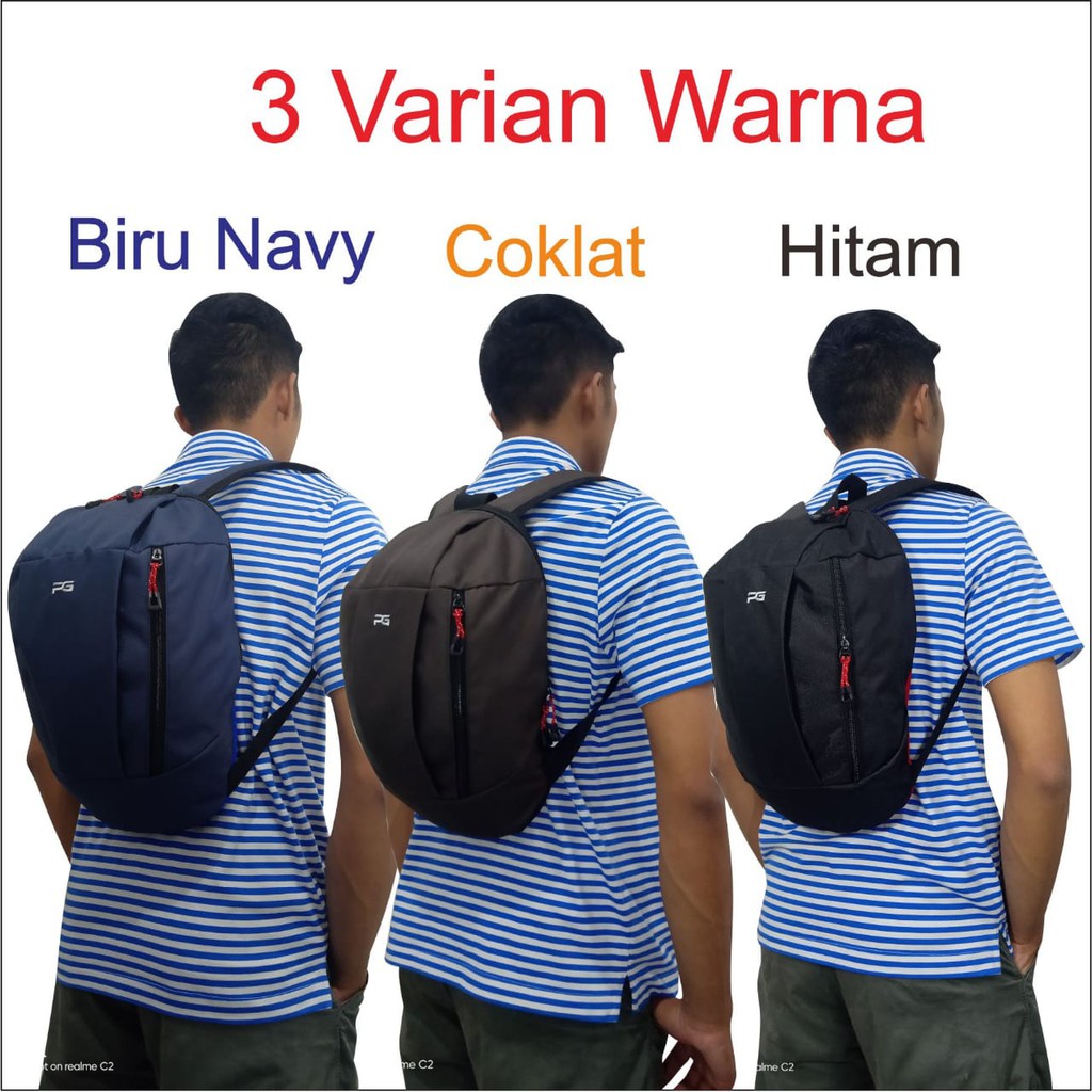 Tas Ransel Bagpack Punggung Sporty Pria Wanita Unisex - PG 8811