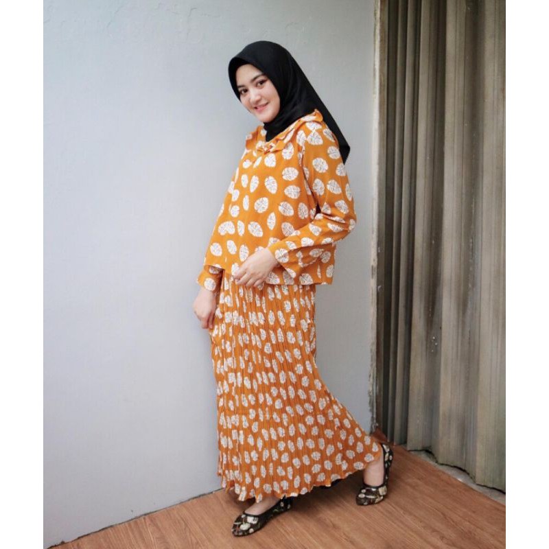 gamis plisket /gamis menyusui /baju muslim
