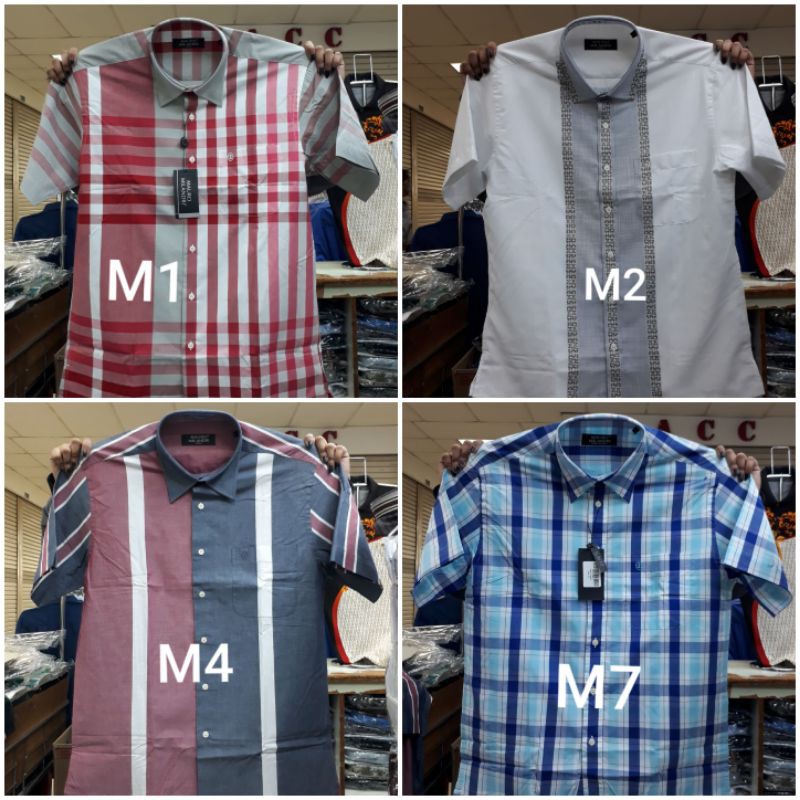 Kemeja import Mauro Milandri size M - Kemeja pria branded Merk Mauro Milandri Original size M