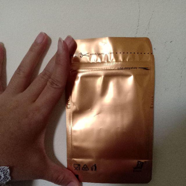Standing Pouch Padat Transmetz 9x15 Cm 100 Gr Emas Termurah