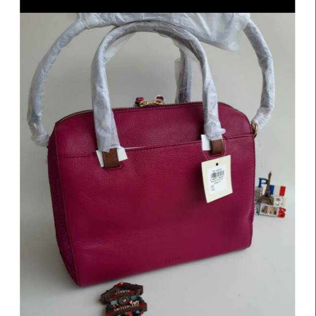 Fossil Rachel Satchel Magenta