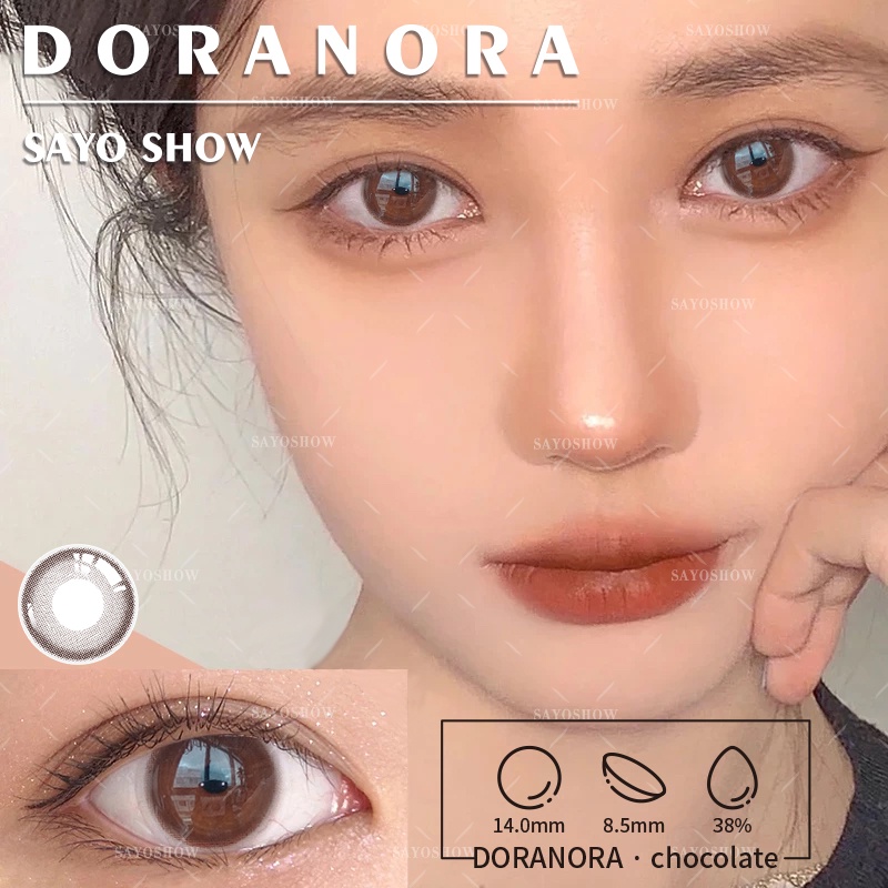 SAYOSHOW - Softlens DORANORA Normal, Minus 1.00 S/D 8.00 (14 mm)