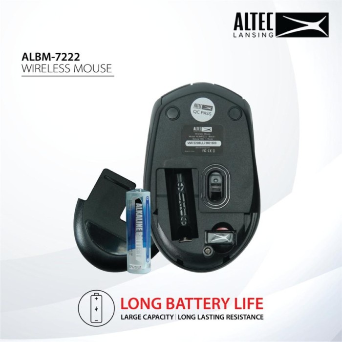 Mouse Altec Lansing Mouse Wireless ALBM-7222