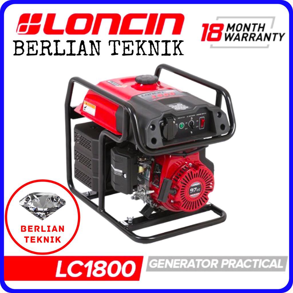 Gasoline Generator Mesin Genset Bensin Loncin LC 1800 / 1000 Watt
