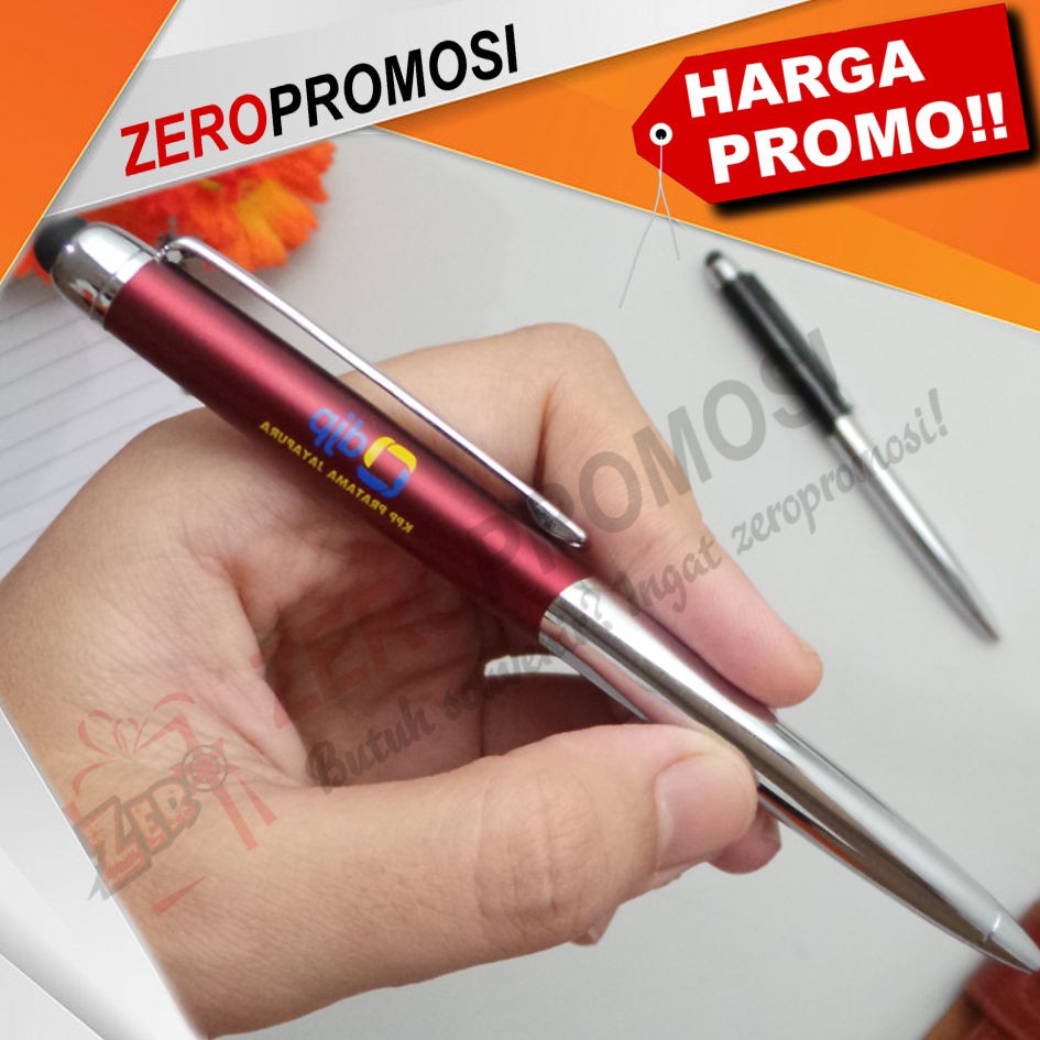 

Souvenir Pen Besi Eksklusif dengan Stylus Kode 838 Polos