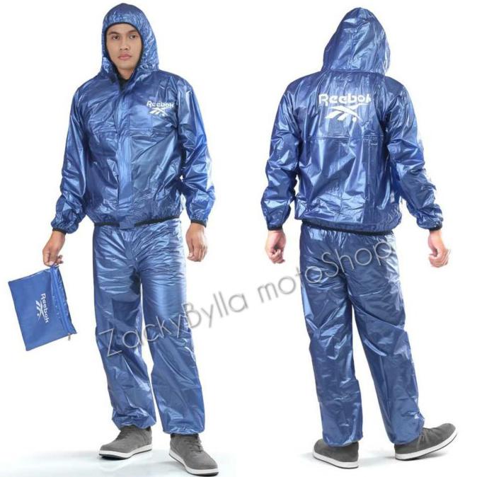 Jas Hujan / Sauna Suit REEBOK, NIKE, ADIDAS Transparan - Putih