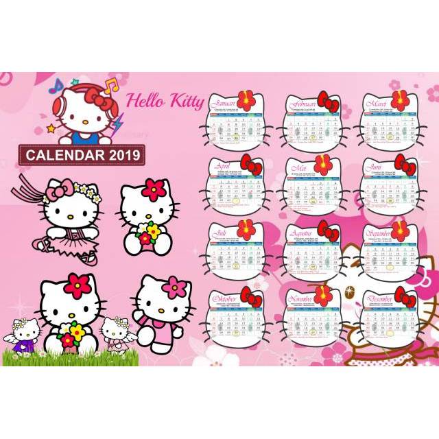 Kalender Hellokitty 2019