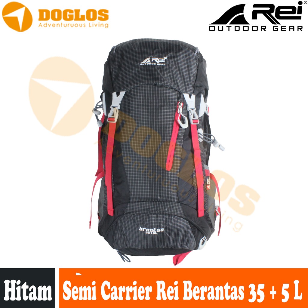 Tas Carrier REI Brantas 35 + 5 L Rucksack Series + Rain Cover Keril