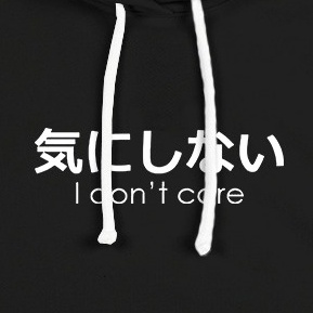 MVP - I Dont Care Hoodie - Hoodie Pria dan Wanita