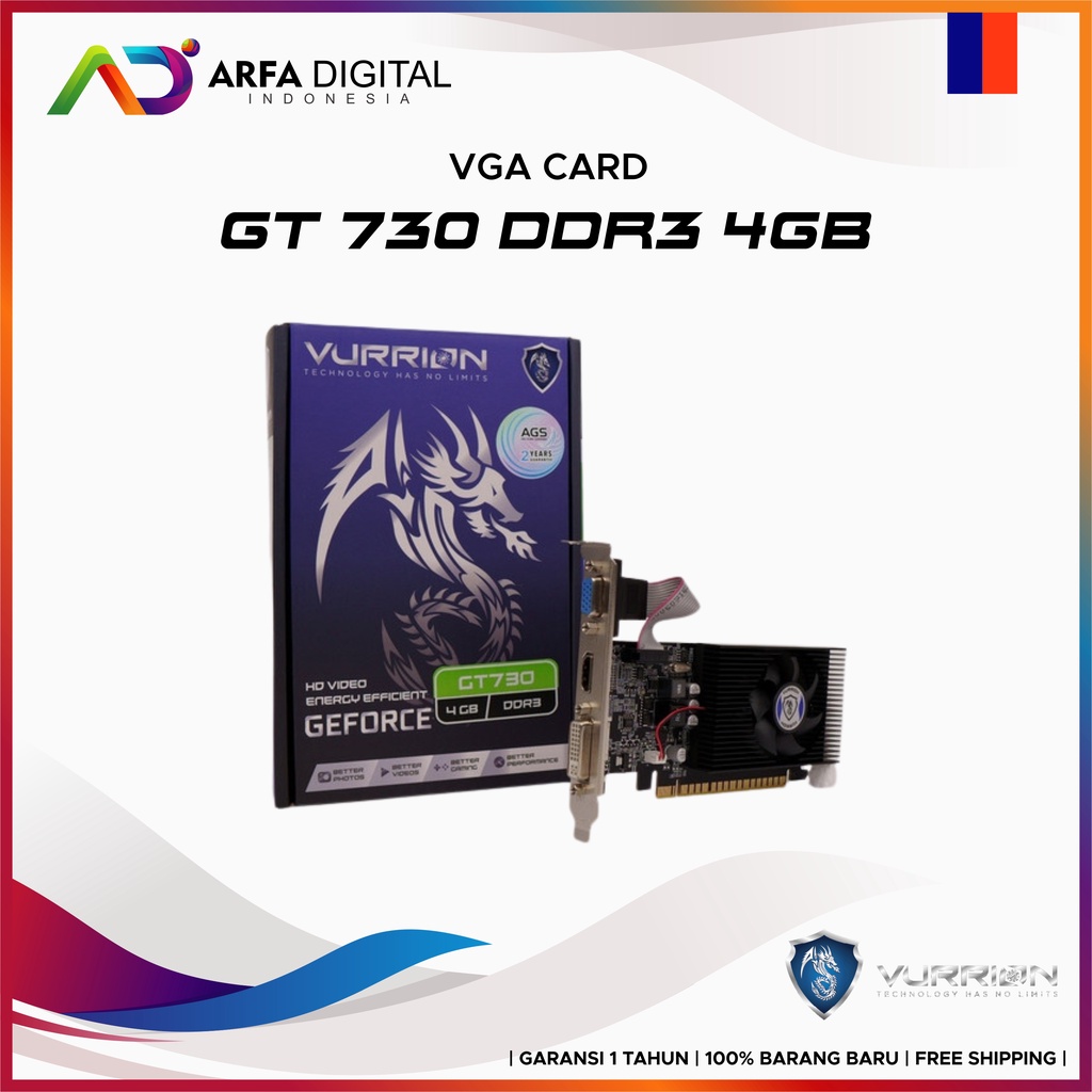 VGA VURRION GT 730 4GB DDR3 128 BIT