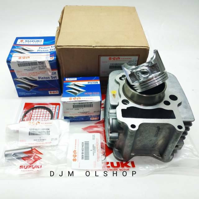 Blok Seher Paket Piston Kit Shogun 125 Original SGP 11210-20G00-000 - 12100-20G30-0F0