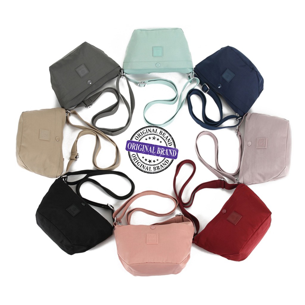GUDIKA - Tas Selempang Wanita Elegant Import Original 5158 - Tas Wanita Selempang Bahu Kekinian Terbaru Bahan Nylon Waterproof Anti Air - slingbag - tas mini - bag - cewek - imut - fashion - branded - santai - tas - slempang - termurah - ori - handbag
