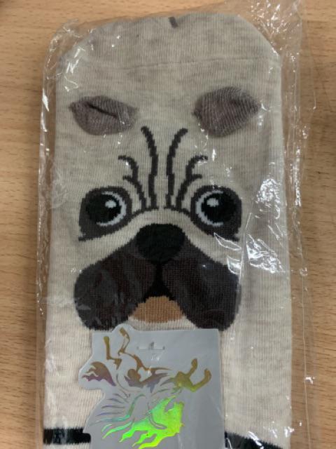  Kaos  Kaki  Wanita  Pendek  Anjing Lucu Cute Dog GH 103103 