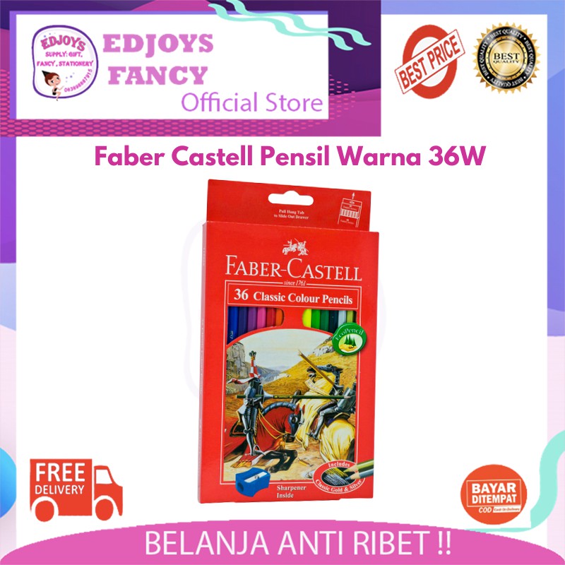 

Faber Castell pensil warna classic 36 warna