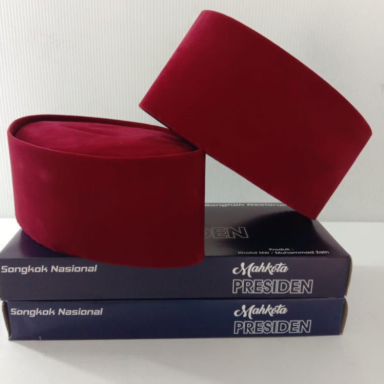 ❊Big Sale➤ PECI SONGKOK KOPIAH POLOS MERAH MAROON BETAWI PECI SI PITUNG BISA COD 71 ❊