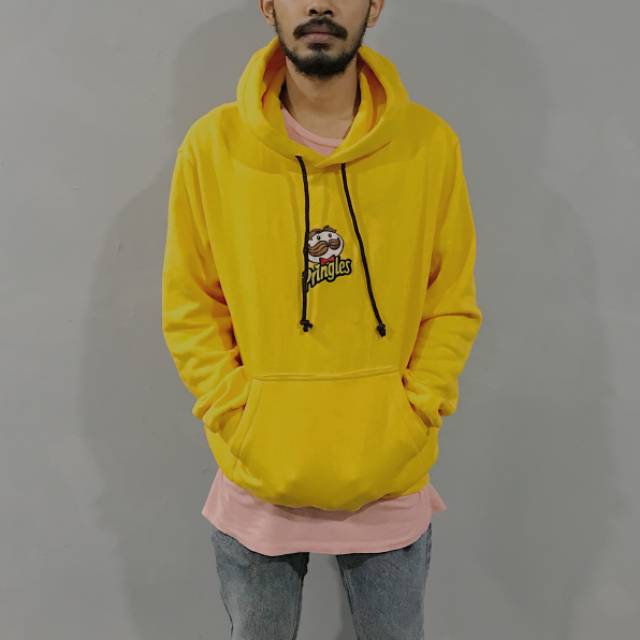 yellow pringles hoodie