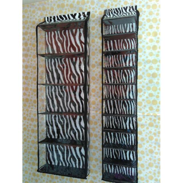 Set zebra (rak tas dan rak sepatu)